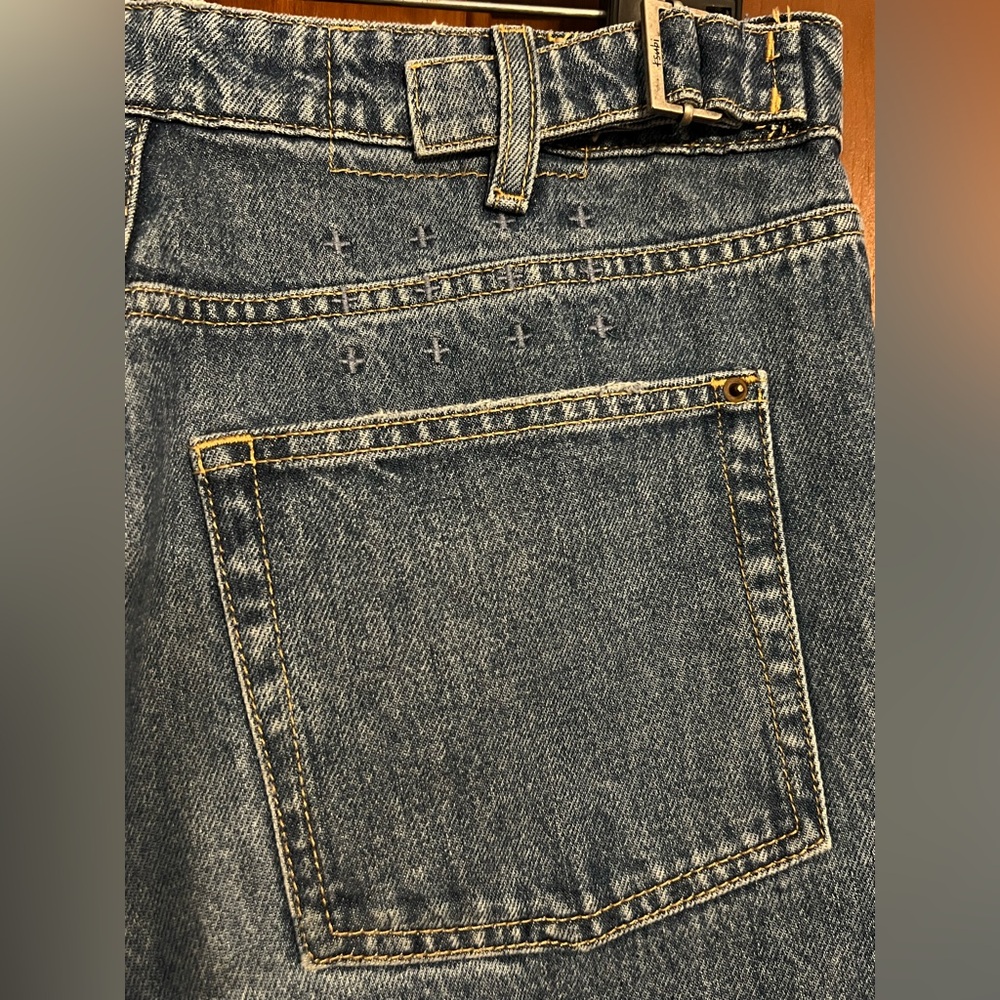 Ksubi High Rise Women’s Jeans Distressed Wide Leg Size‎ 28 - Picture 8 of 12